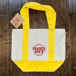 NWT - Trader Joe's Mini Tote - Yellow